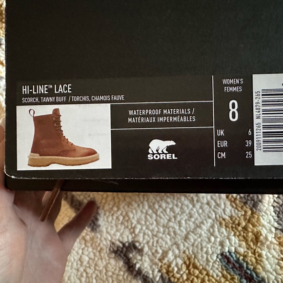 Sorel Hi-Line Lace up Chelsea Boots - Picture 5 of 6